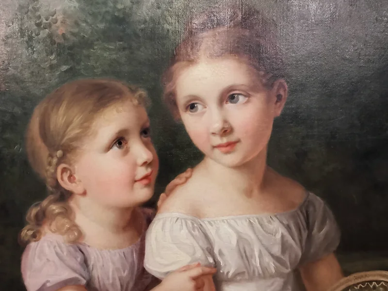 1796-Augusta von Buttlar - Ritratto di Adelheid e Marianne von Buttlar